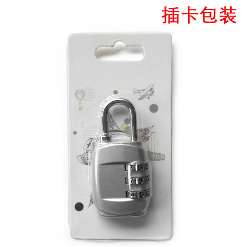 Manufacturer wholesale zinc alloy password padlock gym wardrobe locker suitcase zipper head password lock padlock