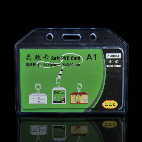 Silicone Transparent Soft Card Cover Card Access Certificate Card…
