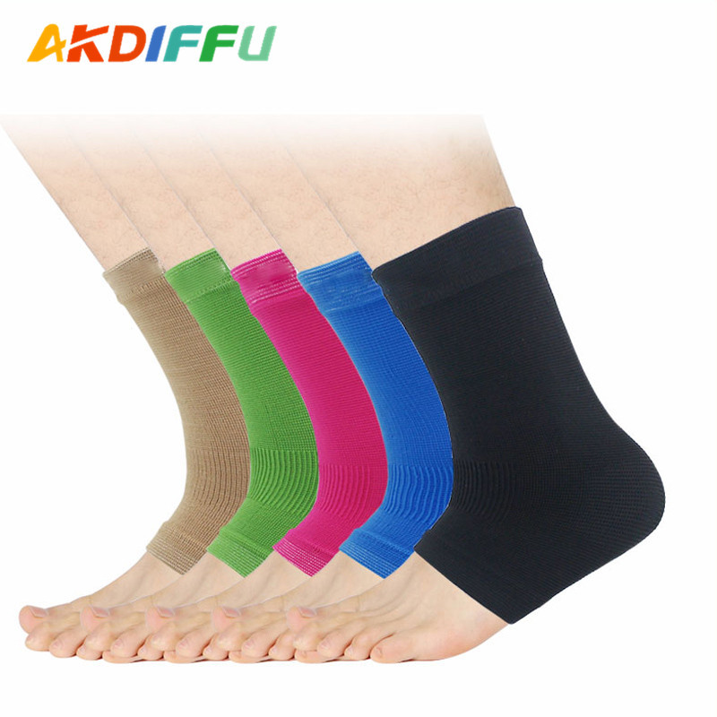 Aikedifei colorido nylon de punto tobillo protección deportes tobillo protección caliente transpirable protección a prueba de frío fábrica al por mayor