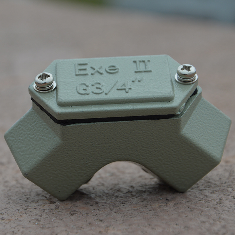 供应固泰元宝通防爆穿线盒 6分防爆角通穿线盒 90度弯通正品包邮