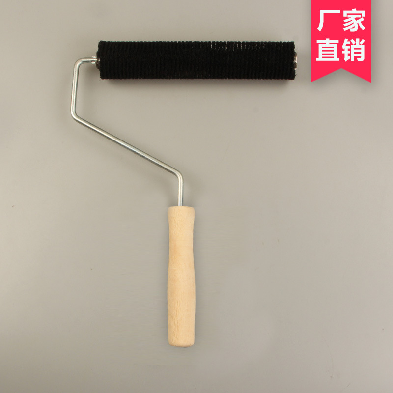 40mm猪鬃弹簧刷/压泡滚筒/玻璃钢消泡滚/树脂气泡/玻璃钢用工具