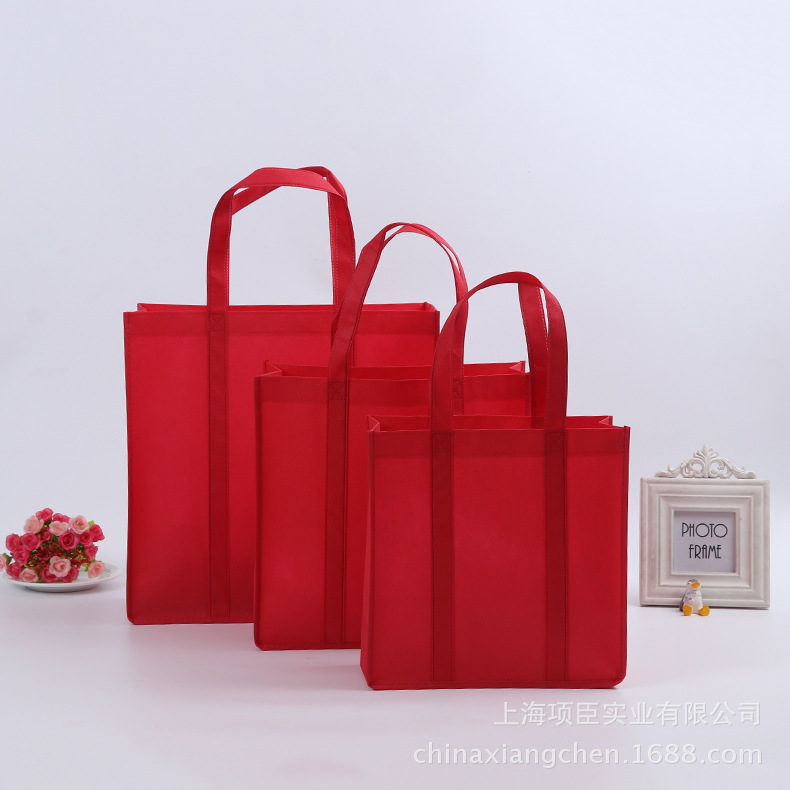 可加工印刷无纺布购物袋加厚手提袋承重12KG环保袋加固