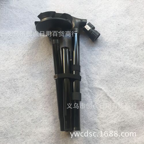 Folding crutches, climbing crutches, tumbler crutches for the elderly, double armrest alarm crutches