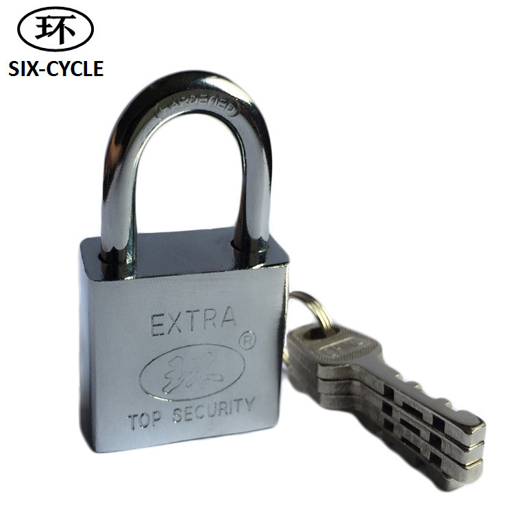 Pujiang ring lock industry 40mm blade iron padlock chain drawer door lock anti-theft security Square lock wholesale