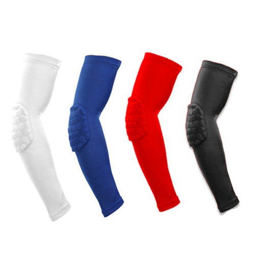 Direct selling sports honeycomb basketball arm guards EVA foam basketball sports elbow pads sports protective gear dropshipping