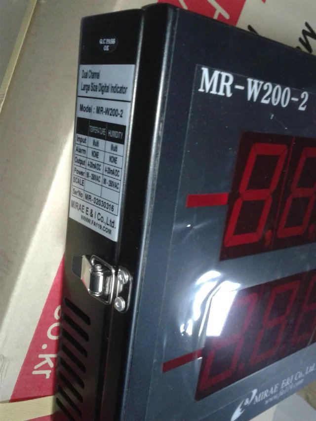 供应韩国MIRAE E&I温湿度表MR-W200-EX,MR-W200-BCD  等全系列