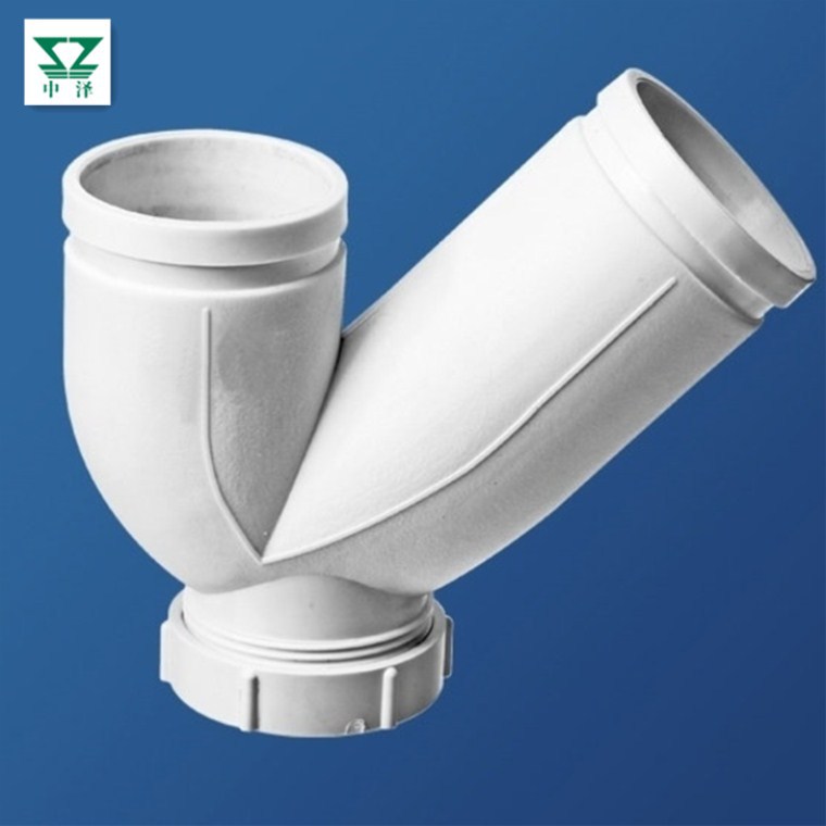 hdpe静音排水管 高密度聚乙烯110 160白色管卡