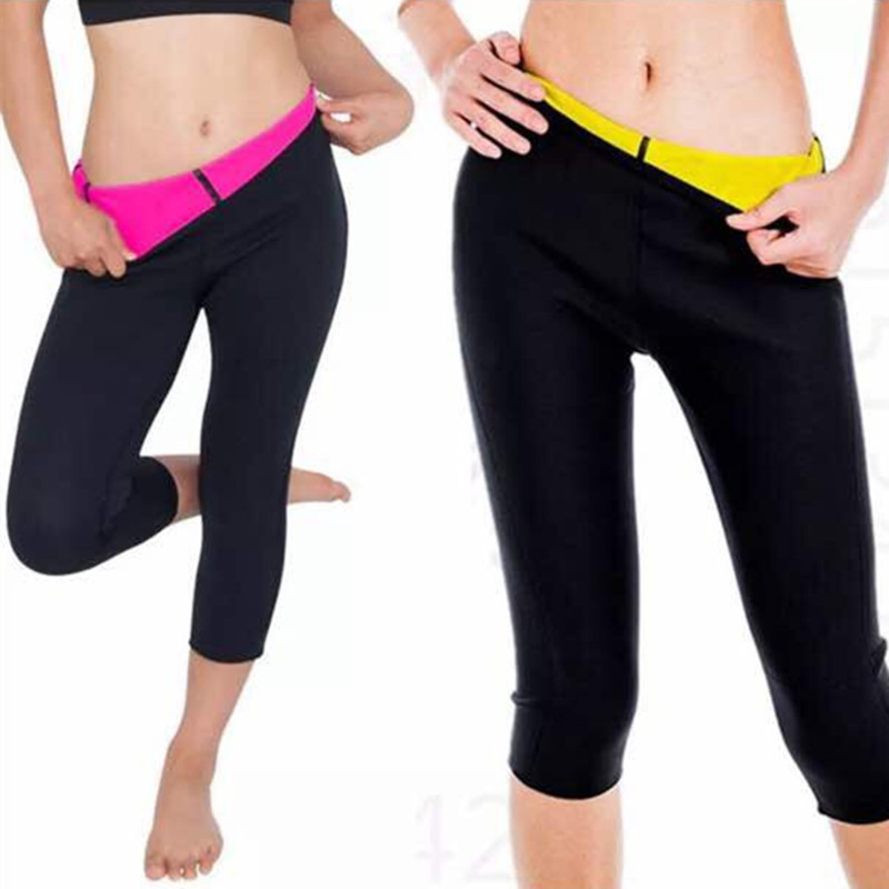 Amazon waist shaping pants sports tights Neoprene Sweat yoga pants cross-border exclusive workout clothes
