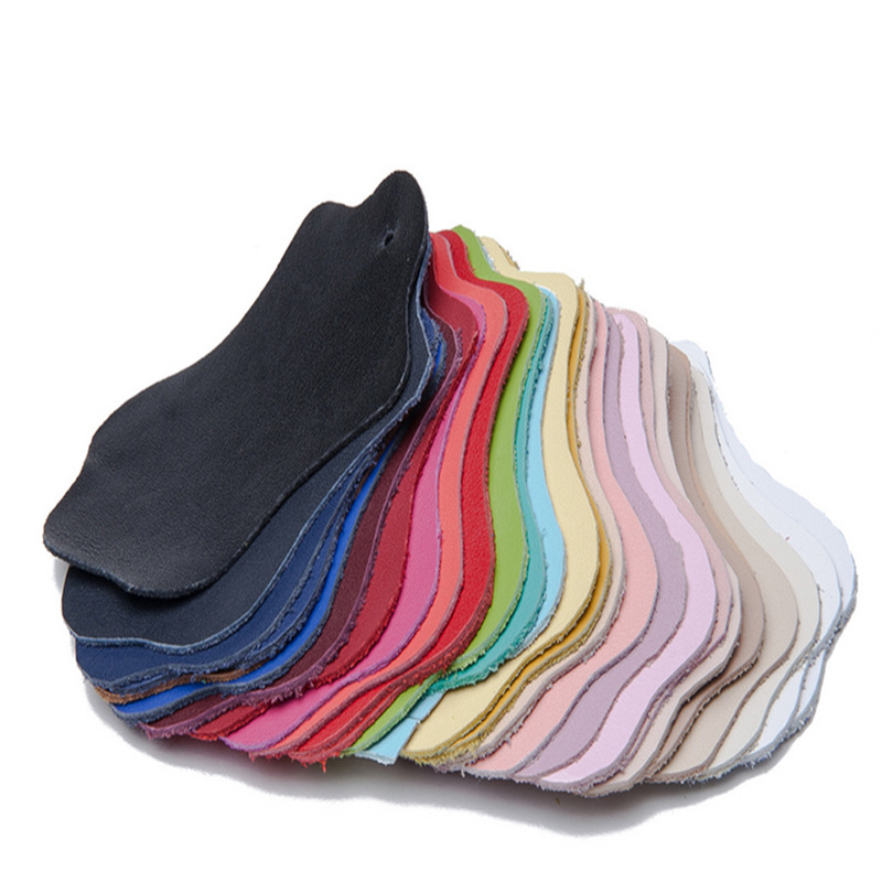 彩色牛皮/纳帕皮/软面头层真皮牛皮皮料