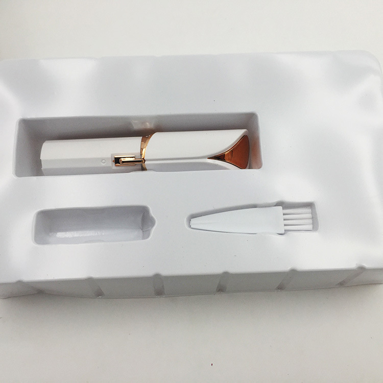 Lipstick Shaver mujer máquina de afeitar eléctrica removedor de pelo chapado en oro depilación