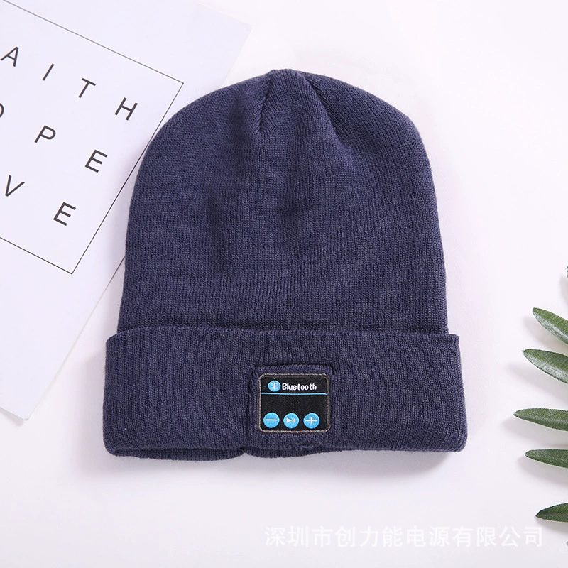 Вязаная шапка для мужчин и женщин, наушники, Bluetooth