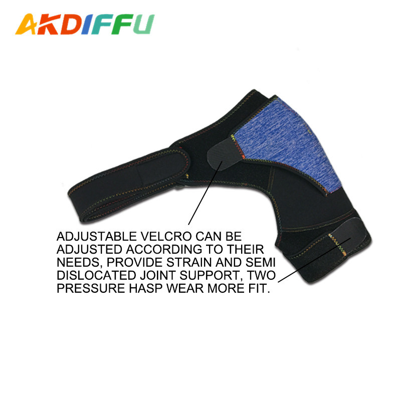 Aaikedifei almohadilla de hombro de presión ajustable almohadilla de hombro de barra azul almohadilla de hombro de bádminton aire acondicionado sala de deportes equipo de protección