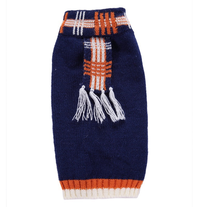 2018新款宠物毛衣 假两件领结狗狗毛衣 宠物大狗衣服秋冬