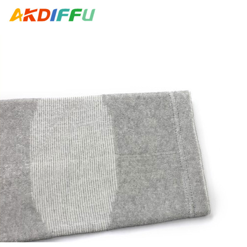 Aikedifei 307 # de carbón de bambú de cuatro lados elástico de punto de protección de la pantorrilla cuerpo que forma a prueba de frío cálido transpirable Danza corriendo