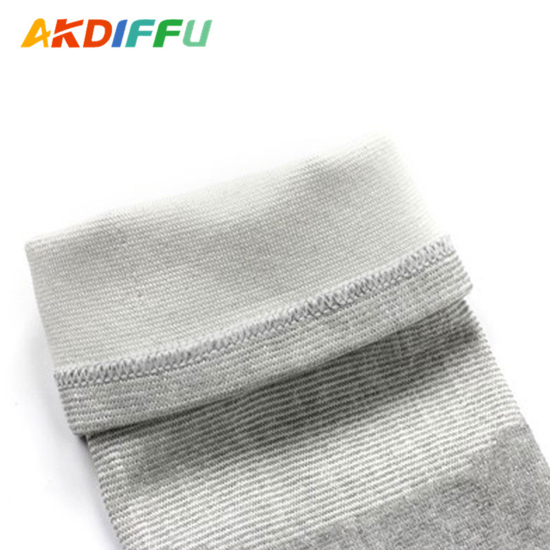 Aikedifei 307 # de carbón de bambú de cuatro lados elástico de punto de protección de la pantorrilla cuerpo que forma a prueba de frío cálido transpirable Danza corriendo