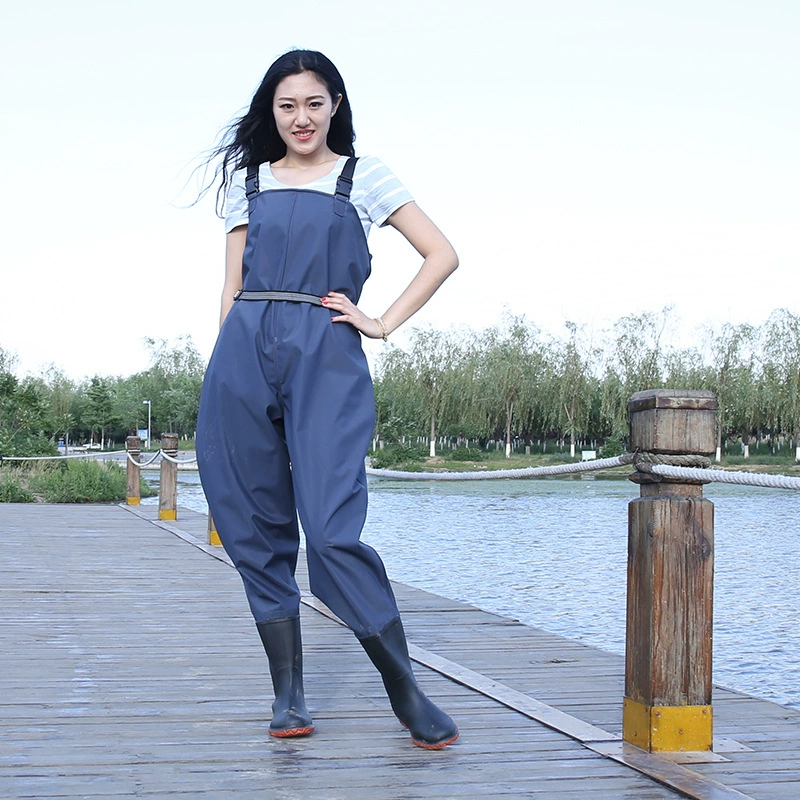 Открытый поставок воды штаны утолщенные 85 шелковые ремни синий вода дождь брюки производители питания Рыбалка одежда воды штаны