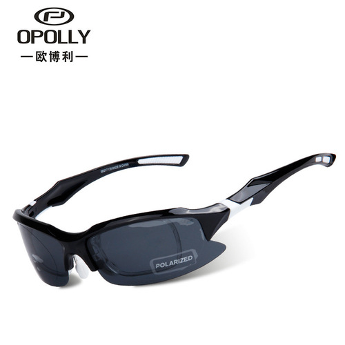 OPOLLY Cross-Glass Outdoor Sports Cycling Fishing Glasses Polarized Clarity Sun Protection Sunglasses Sunglasses 879
