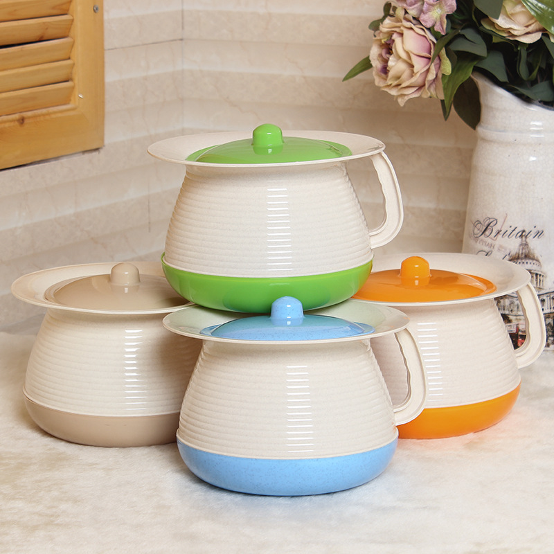 Home Children's Toilet Spittoon Urinal Pans Baby Urine Bucket Color Plastic Thickened Toilet with Lid