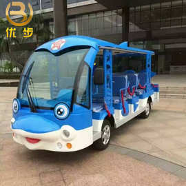 四轮电动观光车 景区旅游治安巡逻代步车 校园校车电动观光车