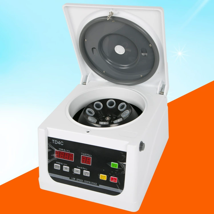 Низкоскоростная лабораторная центрифуга TD4C для кросс-граничных исследований, настольная, для отделения PRP из крови, электрическая центрифуга