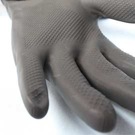 南洋牌双层胶手套 工业橡胶手套 加厚耐酸碱胶手套