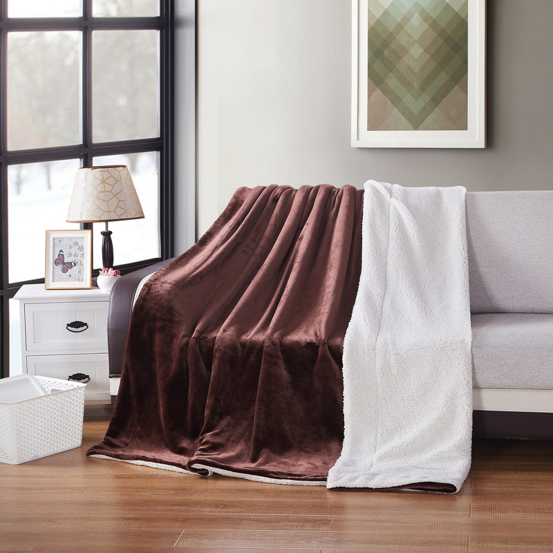 Manta transfronteriza, manta de franela gruesa de doble cara, manta personalizada, manta para siesta, manta de oficina estilo macaron