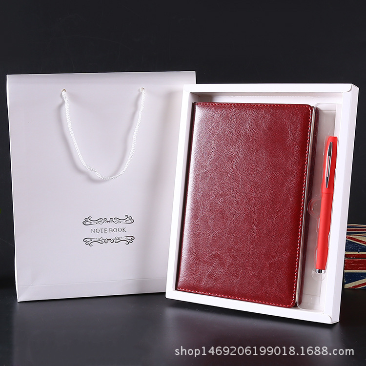 Cuaderno de negocios A5 personalizado con logotipo, planificador de oficina, piel sintética, regalo publicitario corporativo, juego de cuadernos