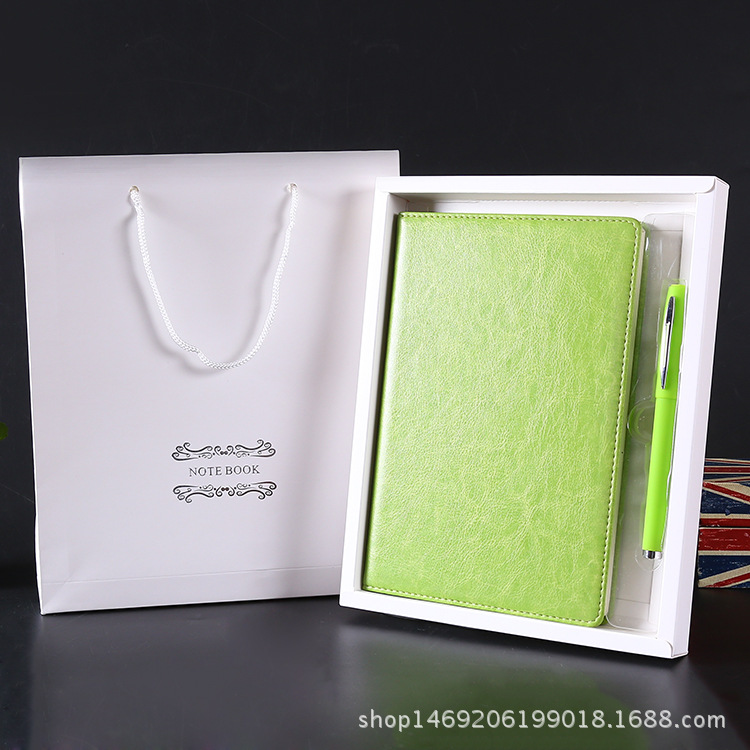 Cuaderno de negocios A5 personalizado con logotipo, planificador de oficina, piel sintética, regalo publicitario corporativo, juego de cuadernos