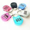 Factory supply 109 cartoon mini digital password hanging lock lock lock public document bag small password lock gym lock