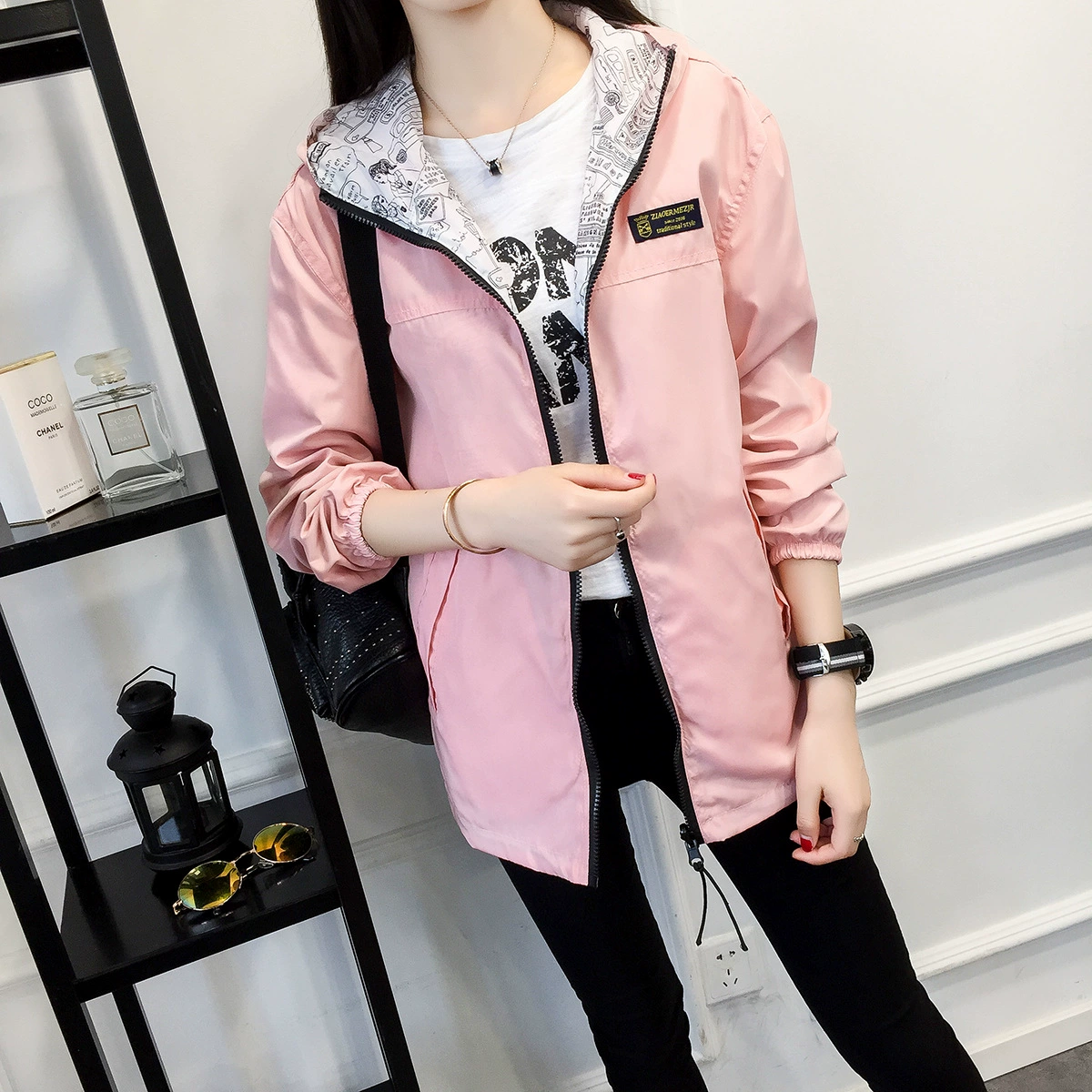 Осеннее trench coat, худи, куртка, корейский стиль