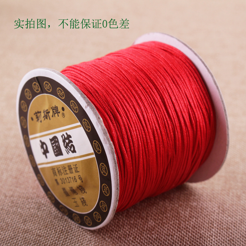 Liz brand 72 0.8mm Taiwan jewelry jade bracelet red wire hand woven rope wholesale