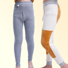 2017秋冬季新款男女中大童加绒护膝护腰棉加厚高弹保暖裤