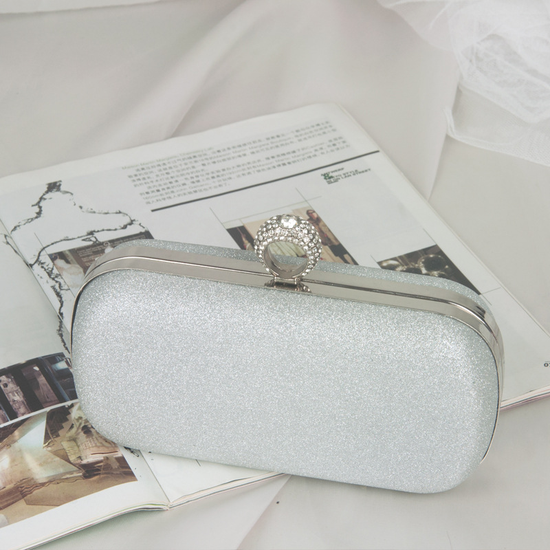 Venta caliente transfronteriza simple pu noche bolsa cheongsam vestido de noche a juego de las mujeres embrague grano tela noche bolsa