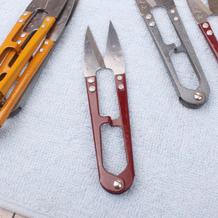 Color U-shaped cross stitch sharp anti-rust yarn scissors handmade diy tailor sewing thread head scissors 02163