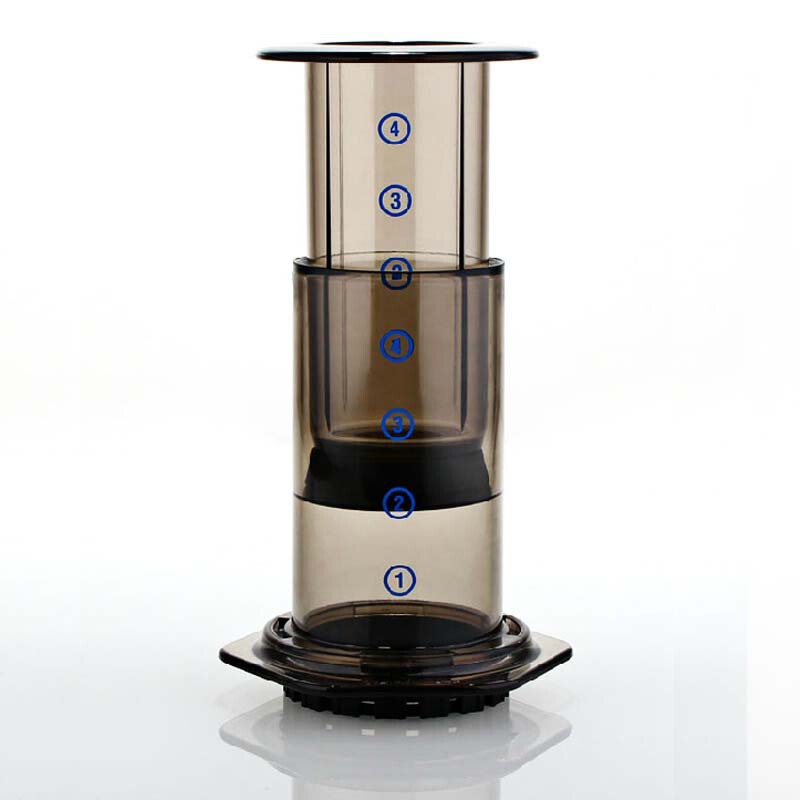 Haole Press Portable Coffee Machine Manual French Press Pot Manual Coffee Machine Free 350 Coffee Filter Paper