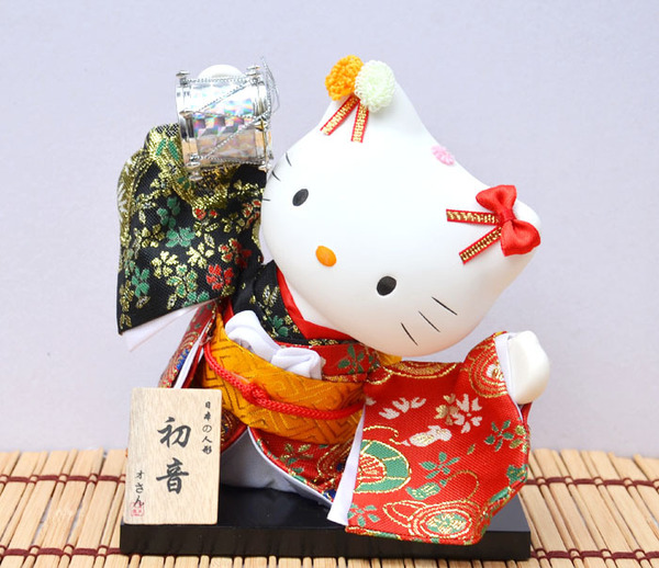 Cartoon Japanese doll
