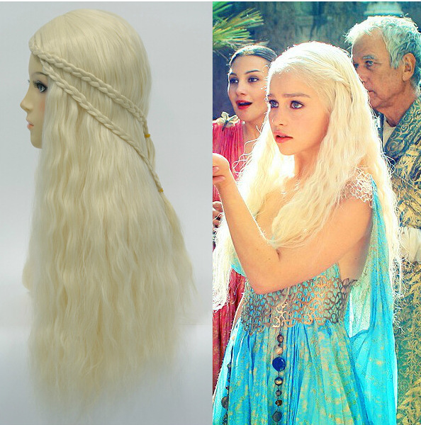 Spot cos wig Song of Ice and Fire Daenerys Targaryen rights game manufacturer specials