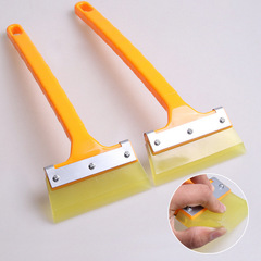 Long handle beef tendon wiper blade film scraper wiper blade snow shovel glass cleaning tool 8cm thick plate R-3107A