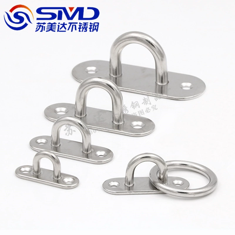 Крюк из нержавеющей стали 304 крюк для вентилятора крюк для мешка с песком легкий крюк фиксированный крюк яхта U-образный несущий крюк кольцо крюк