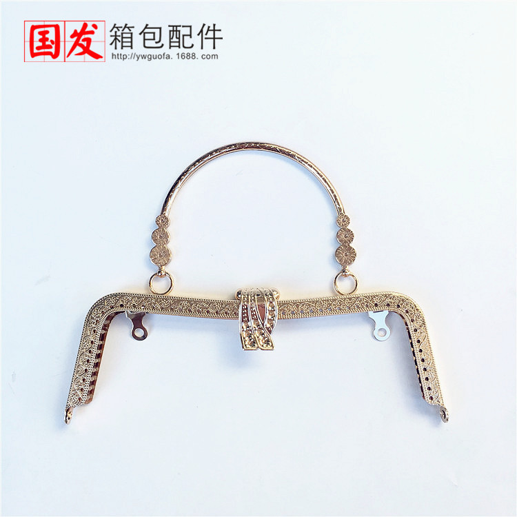 20cm cintura cóncava en relieve hojas grandes tres flores mano oro oro mano oro oro oro