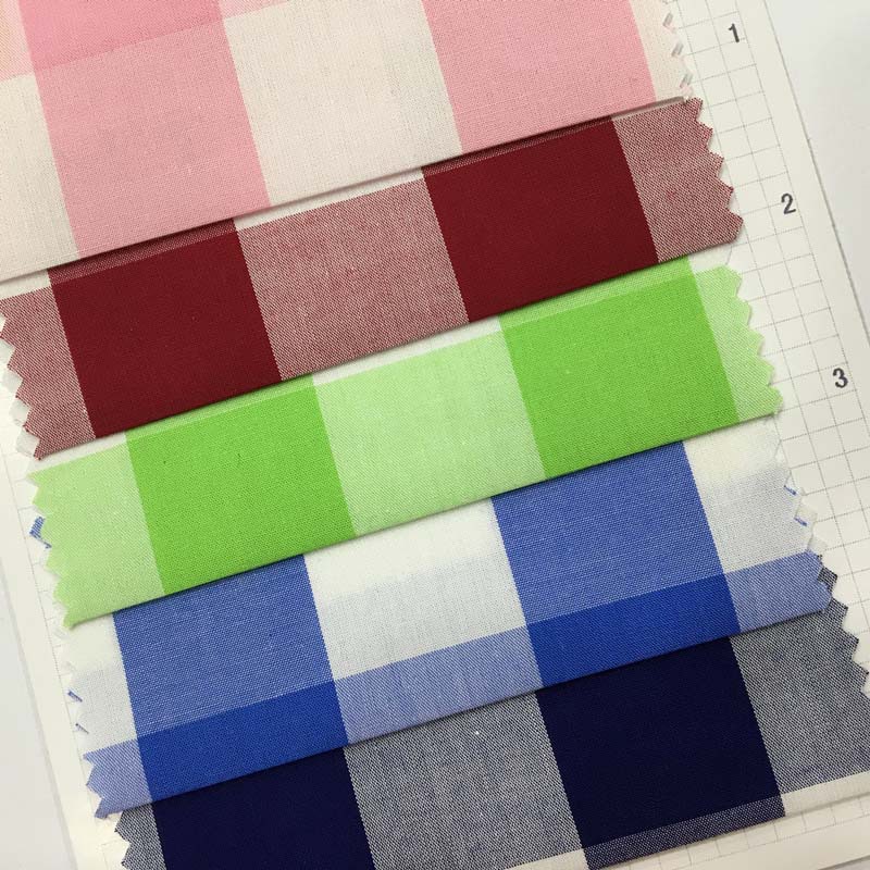 工厂直销色织格子面料 男女装时尚格子衬衫面料批发MY99015