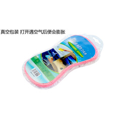 Car wash compressed sponge large absorbent sponge honeycomb coral car wipe cotton 8-shaped car cleaning and beauty tool