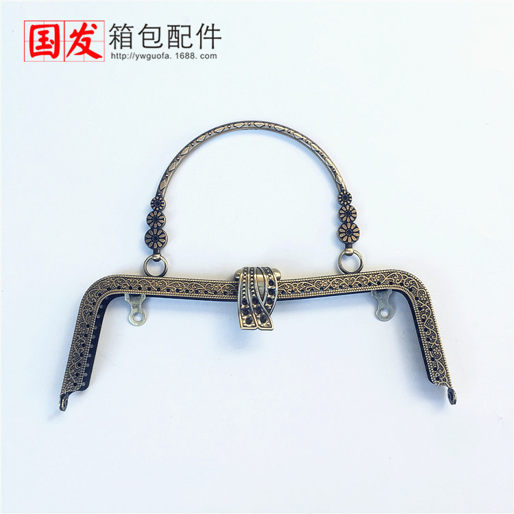 20cm cintura cóncava en relieve hojas grandes tres flores mano oro oro mano oro oro oro