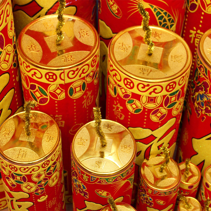 Envío Gratis grande Año Nuevo cañón decoración Festival de Primavera decoración suministros ventana decoración Festival de Primavera petardos Accesorios