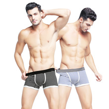 男士内裤外贸棉裆平角透气柔软舒适日单靓丽批发健康男生透气款
