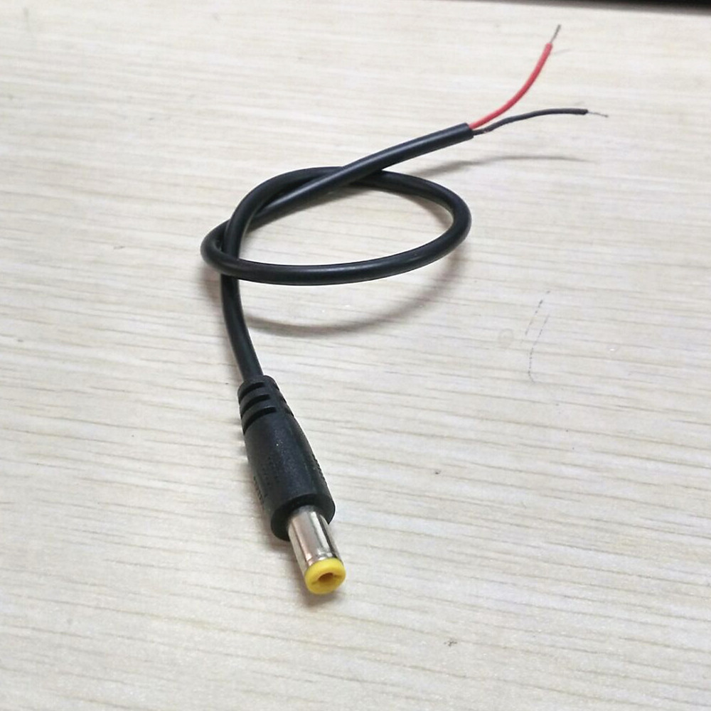 直流电源线 电源头线电源 公头线DC插座线DC5521公头线电源线接头