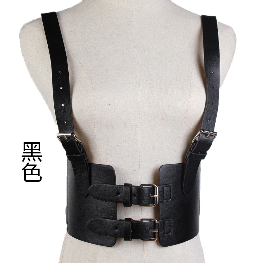 Personalizada retro dulce correa de la cintura de las mujeres del sello decorativo camisa de vestir de cuero de LA PU suave hebilla chaleco correa de la correa