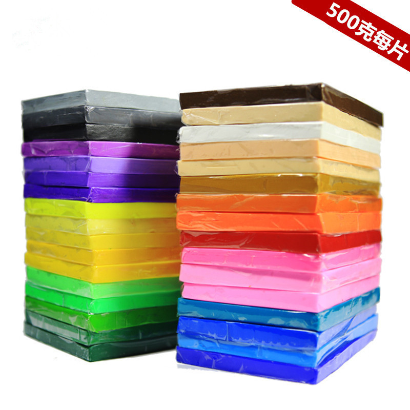 Qian color pottery clay wholesale teaching hand soft pottery tool set sculpture clay color clay diy 500 per piece