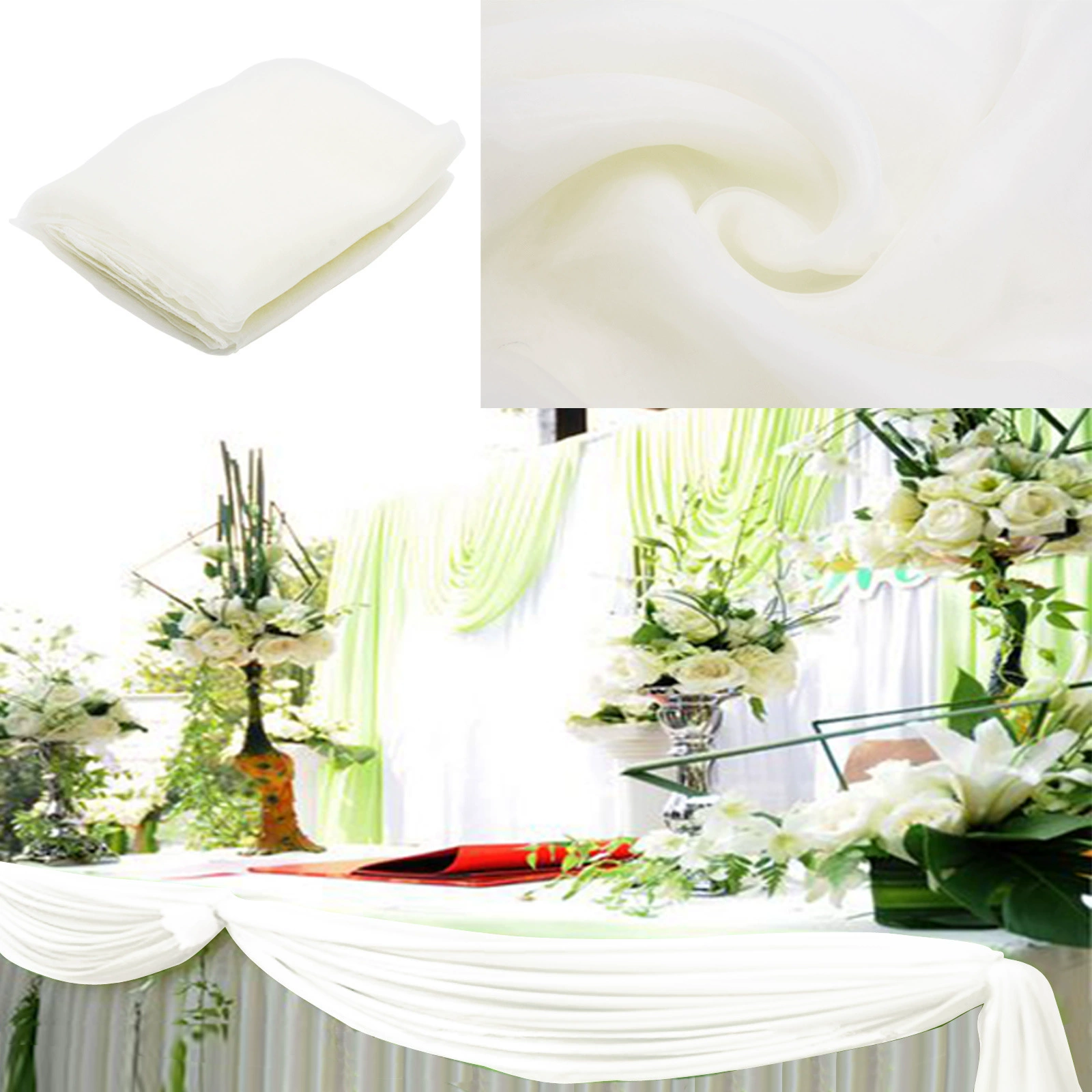 Gauze cloth, decorations, layout, 10m, wholesale