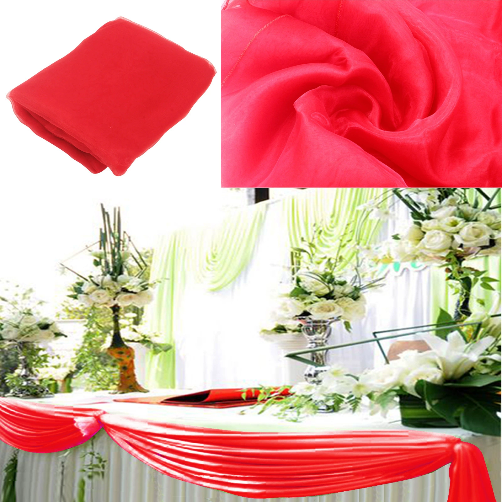 Gauze cloth, decorations, layout, 10m, wholesale